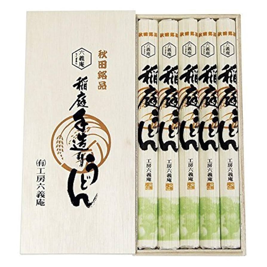 Amazon.co.jp: 工房六義庵 稲庭うどん No30 KU-30K E34605